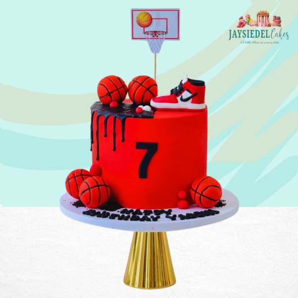 Hoops & Happiness Cake