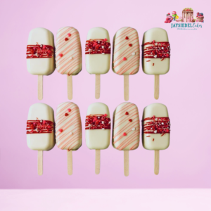 Strawberry Vanilla Cakesicles