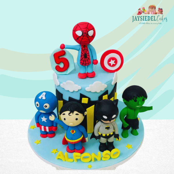 Avengers Superheroes Cake