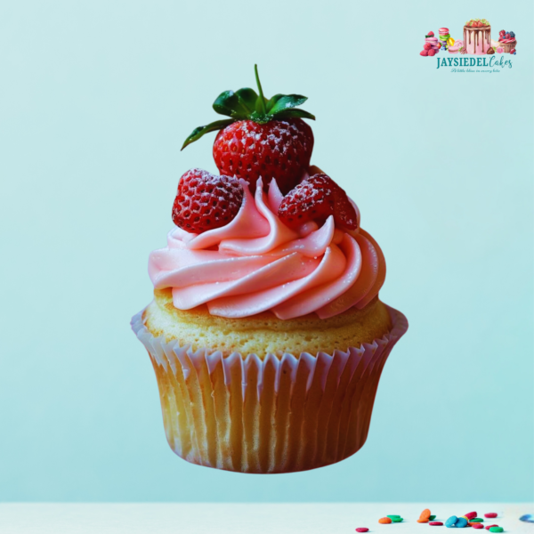 Strawberry Vanilla Cupcake