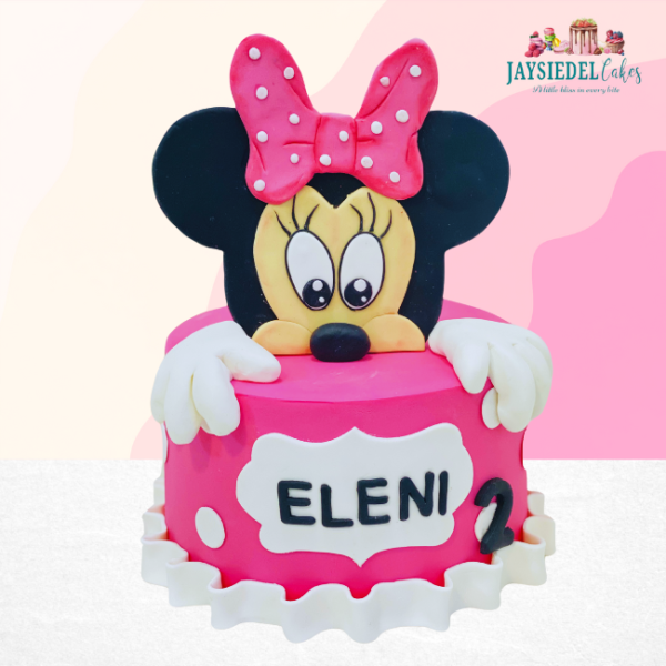 Minnie’s Polka Dot Delight Cake