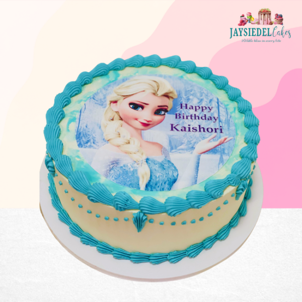 "Elsa" Let It Snow Cake