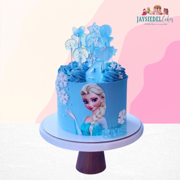 Frozen Snowflake Cake