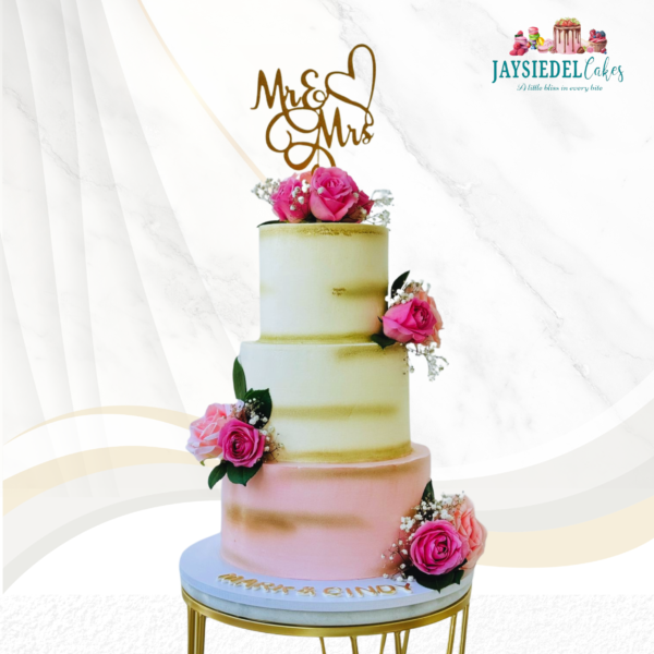 3 Tiered Forever Sweet Wedding Cake