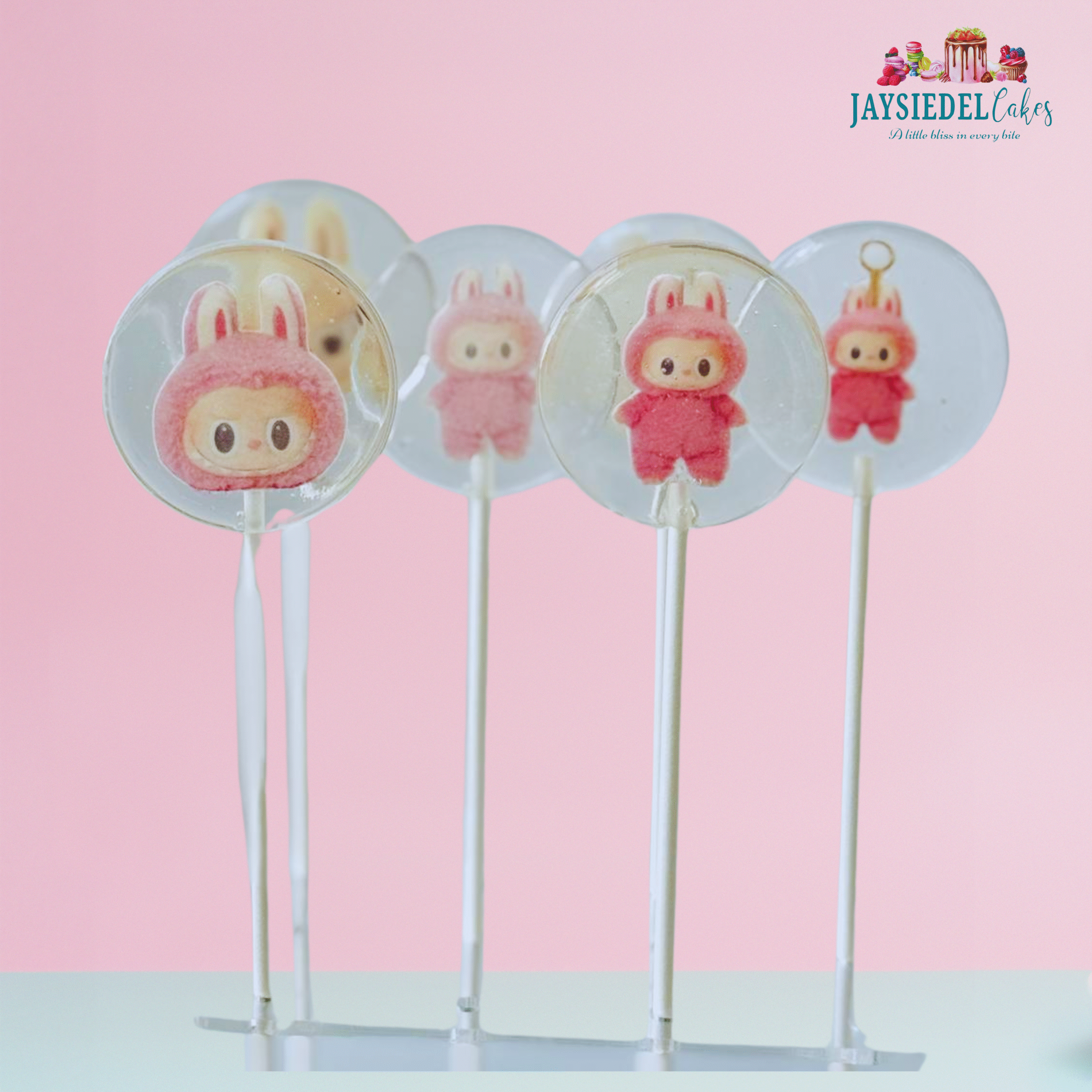 6 pcs Labubu Clear Pops
