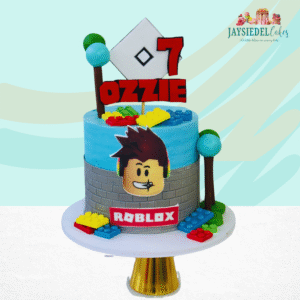 Roblox Level Up Birthday Cake