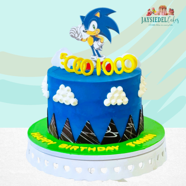 Sonic Gotta Go Sweet Cake