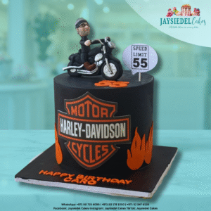 Born to Ride Harley-Davidson Cake