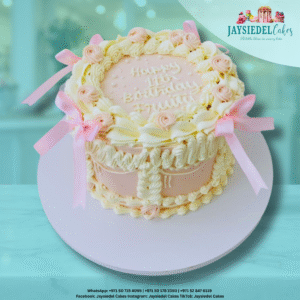 Vintage Lambeth Pink Ribbon