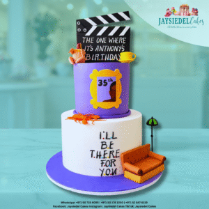 2 Tier FRIENDS (Themed Birthday Cake)