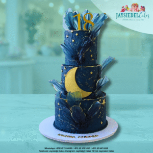 3 Tier Celestial Midnight Stars