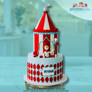2 Tier Carnival of Fun Cake
