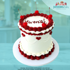 Cherry Jubilee Vintage Cake