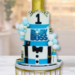 3 Tier Boss Baby Theme Cake